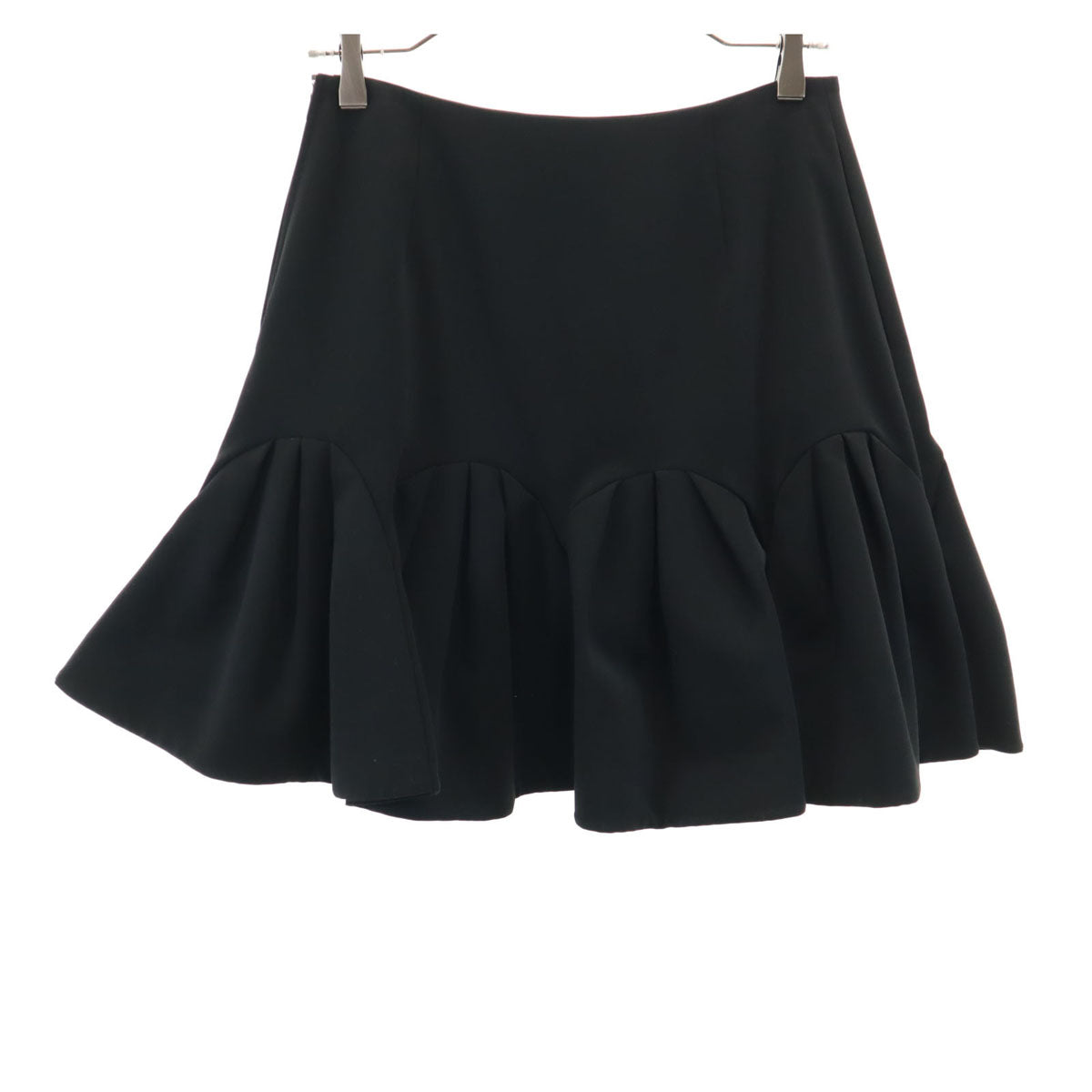 FOXEY NEW YORK フォクシーニューヨーク 日本製 ミディスカート 40 ブラック レディース