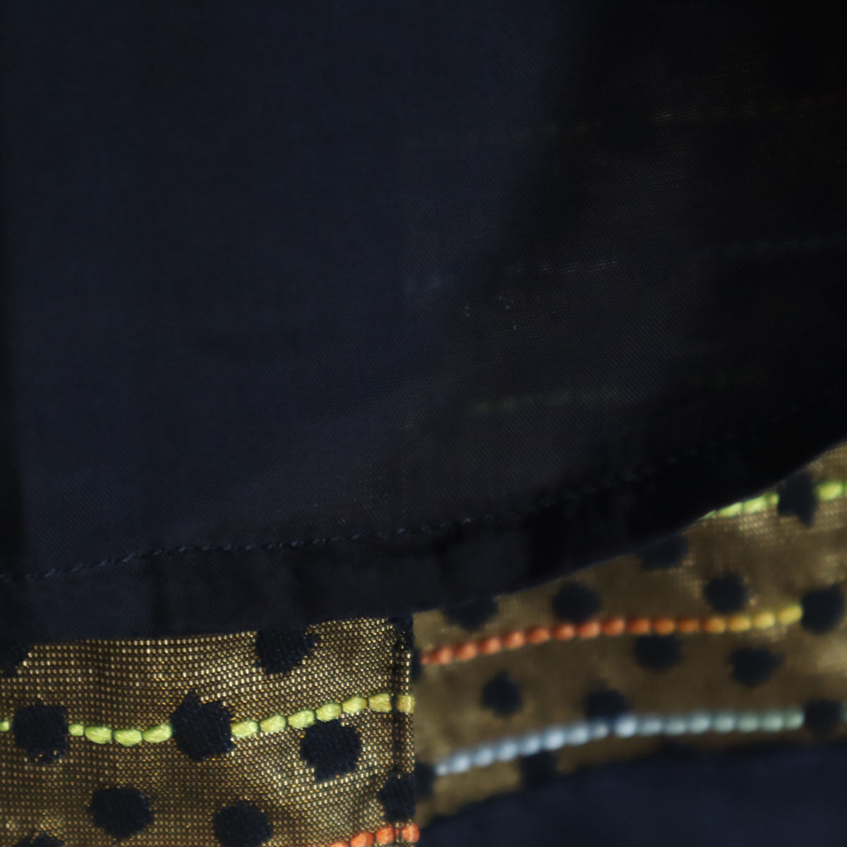 Rene ルネ 日本製 ドット柄 ミニ丈 スカート 34 ネイビー TISSUE レディース