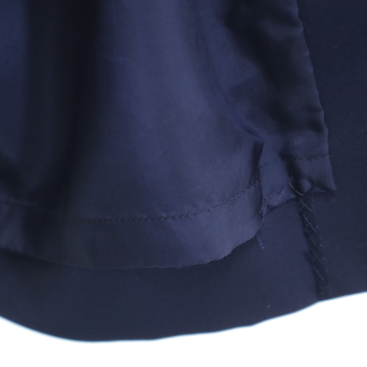 YOSHIKO HAKUTSURU 日本製 ミディ丈 スカート 38 ネイビー レディース