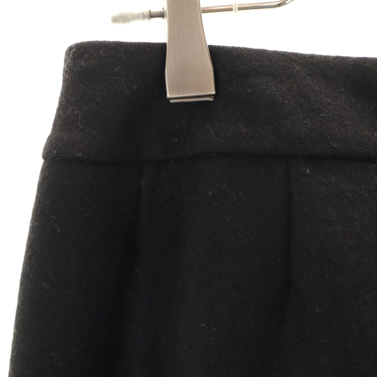 Rene ルネ 日本製 ミディ丈 プリーツスカート 38 ブラック レディース