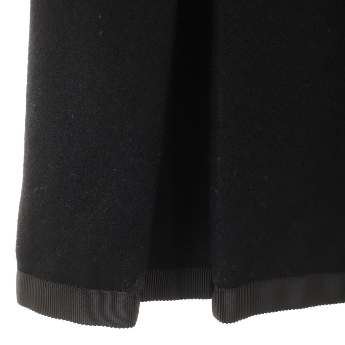 Rene ルネ 日本製 ミディ丈 プリーツスカート 38 ブラック レディース