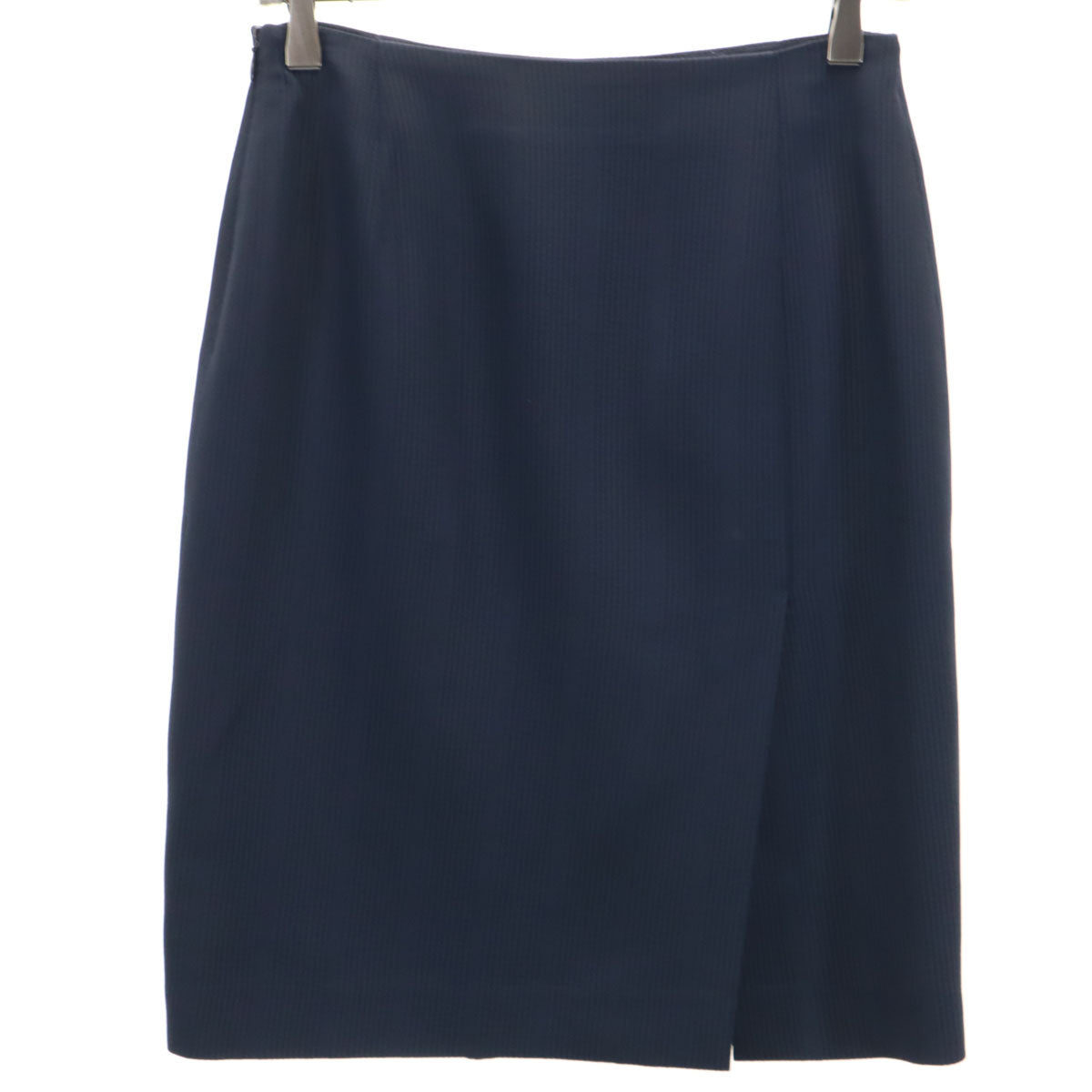 FENDI フェンディ ミディ丈 タイトスカート 40 ネイビー レディース