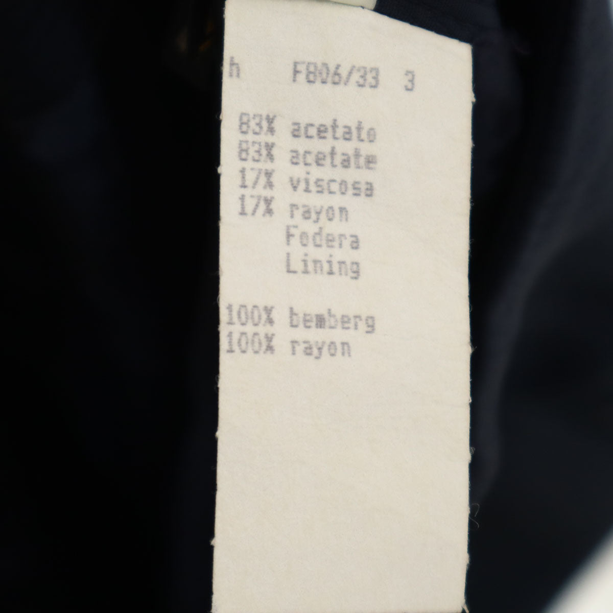 FENDI フェンディ ミディ丈 タイトスカート 40 ネイビー レディース