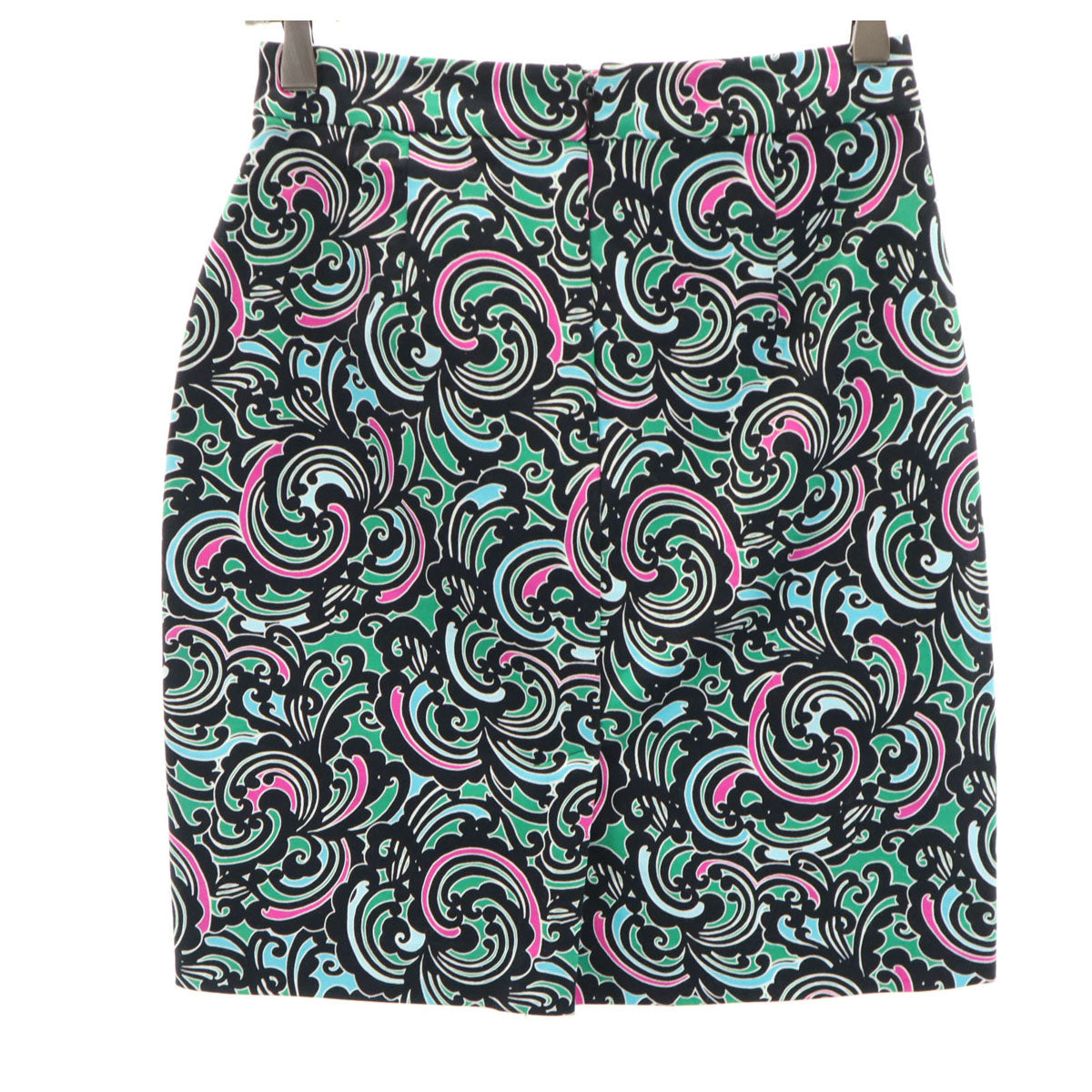 Banana Republic バナナリパブリック 総柄 ミニ丈 タイトスカート 0 ブラック レディース