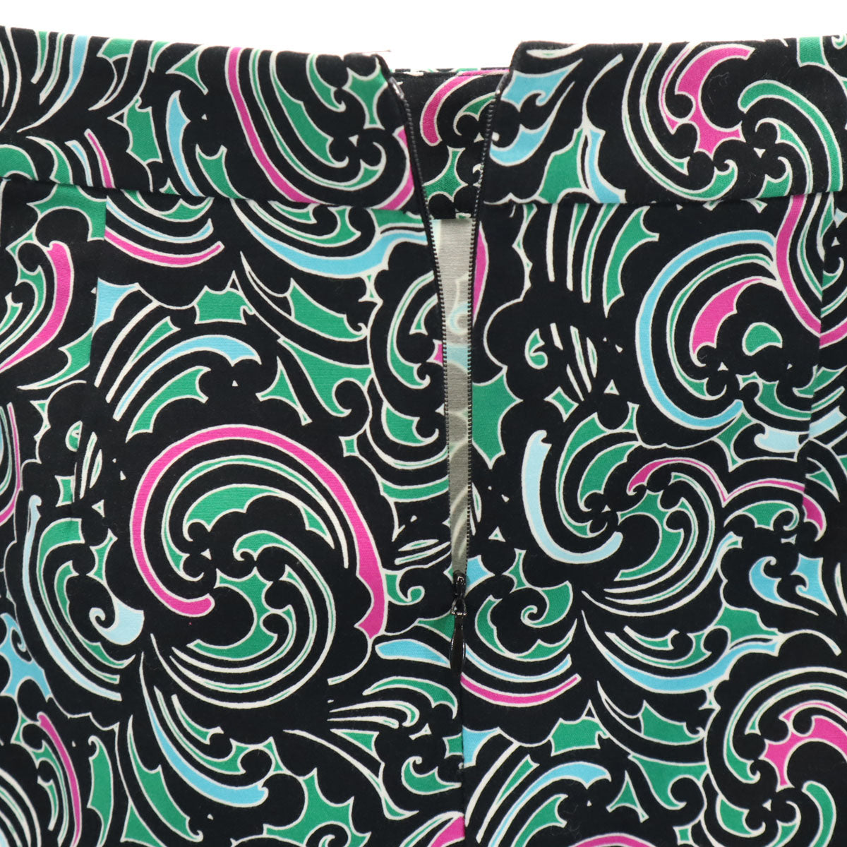 Banana Republic バナナリパブリック 総柄 ミニ丈 タイトスカート 0 ブラック レディース