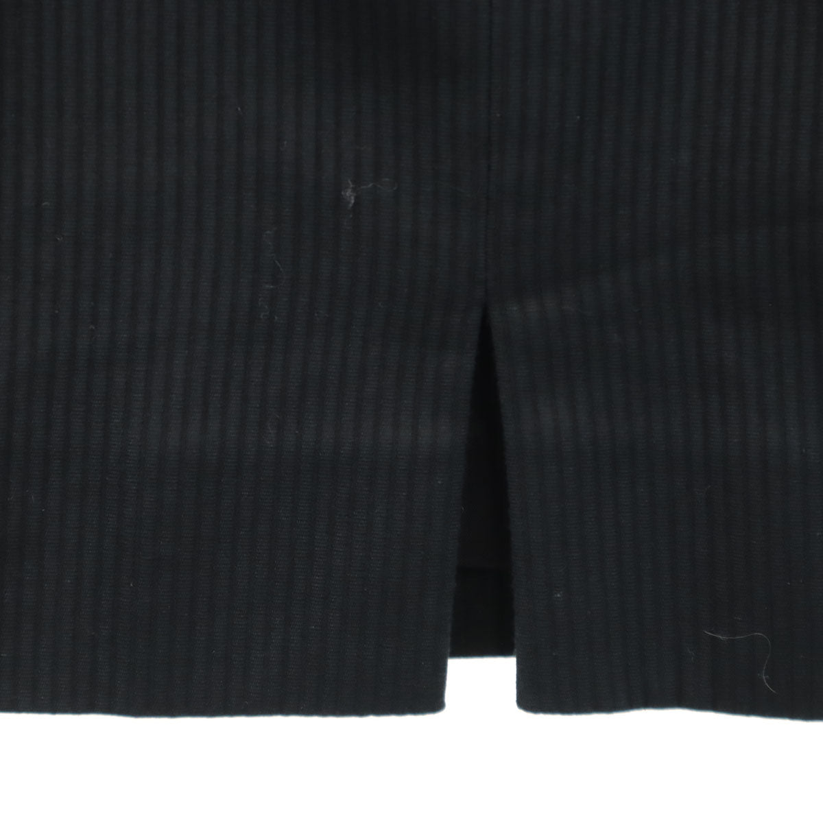 ミスディオール ストライプ柄 ミニ丈 タイトスカート M ブラック レディース