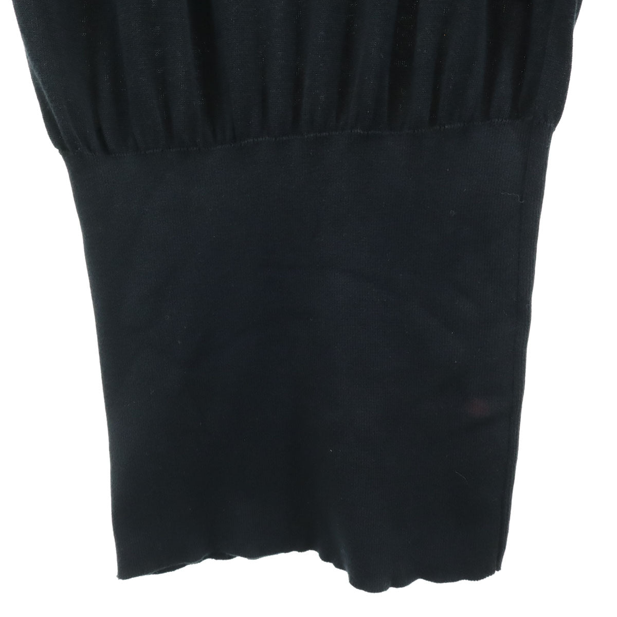 Yohji Yamamoto ヨウジヤマモト 80s 日本製 ヴィンテージ ミモレ丈 ニット スカート ブラック レディース