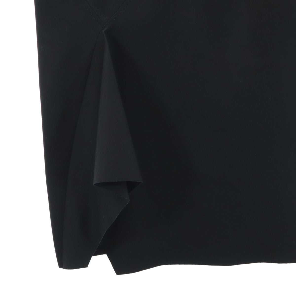 GUCCI グッチ イタリア製 ミモレ丈 タイトスカート M ブラック ストレッチ レディース