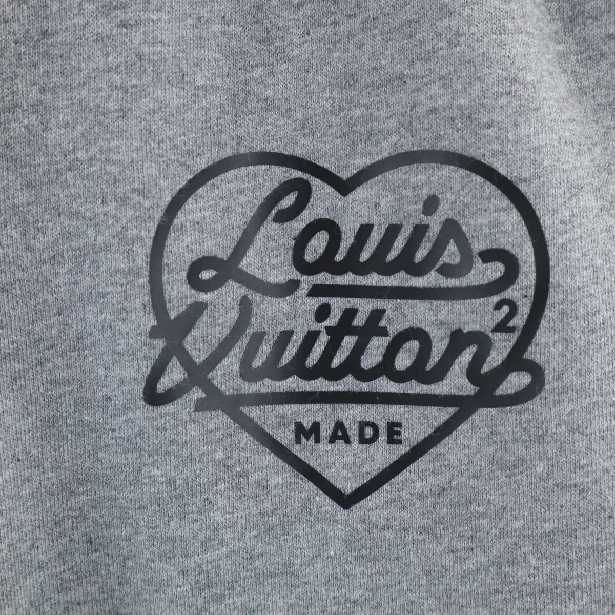 LOUIS VUITTON ルイヴィトン 22SS ニゴ コラボ スウェット ショートパンツ L グレー X NIGO 裏起毛 メンズ