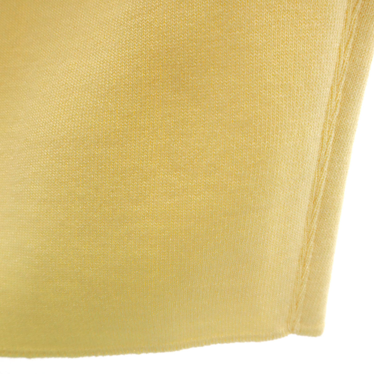 ESCADA エスカーダ ハンガリー製 ミディ丈 ニット タイトスカート 40 イエロー レディース