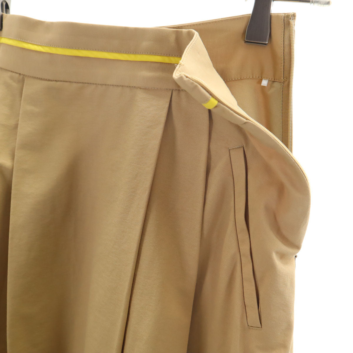 Mila Owen ミラオーウェン ロング丈 フレアスカート 1 ベージュ レディース