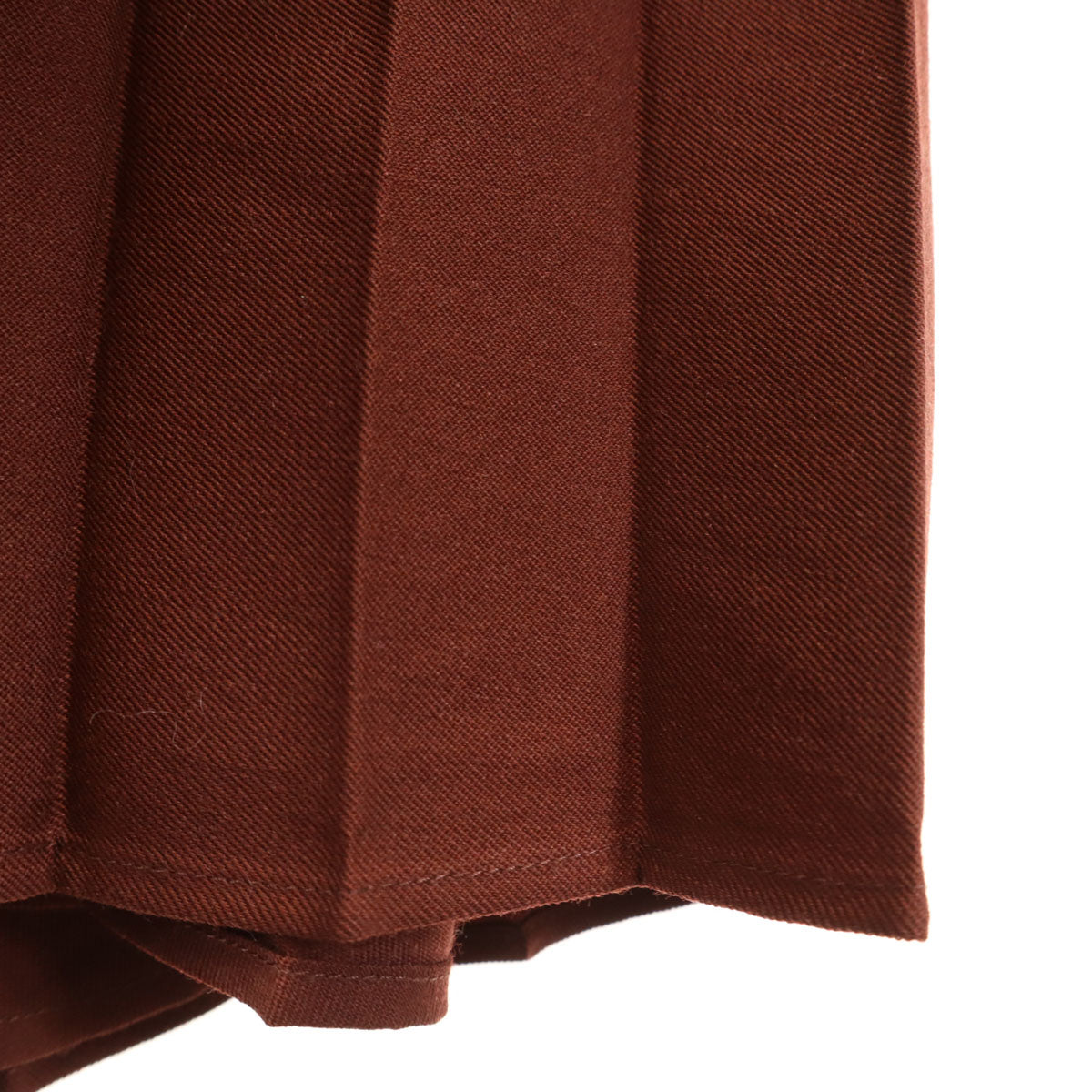 MAISON SPECIAL メゾンスペシャル ロング丈 プリーツスカート 38 赤茶 レディース