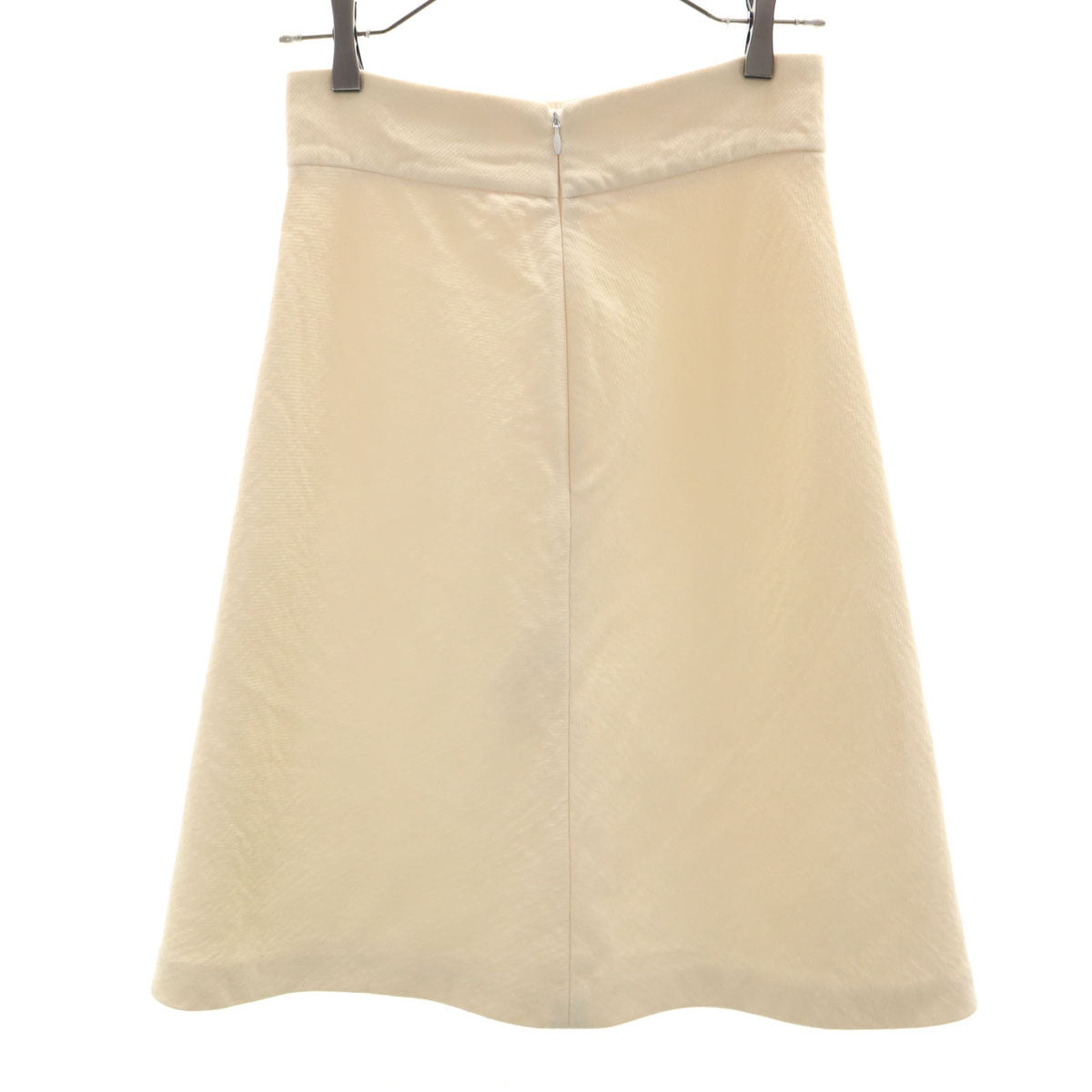 JIL SANDER ジルサンダー イタリア製 ミディスカート 34 生成り レディース