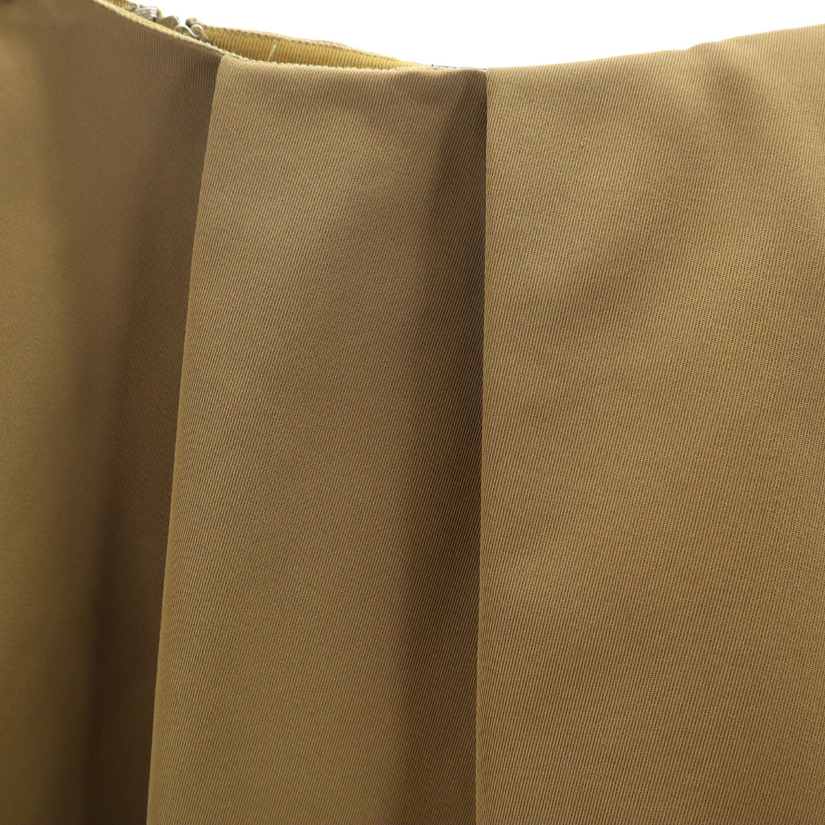 JIL SANDER NAVY ジルサンダーネイビー イタリア製 ミディ丈 プリーツスカート 34 カーキブラウン フレア レディース