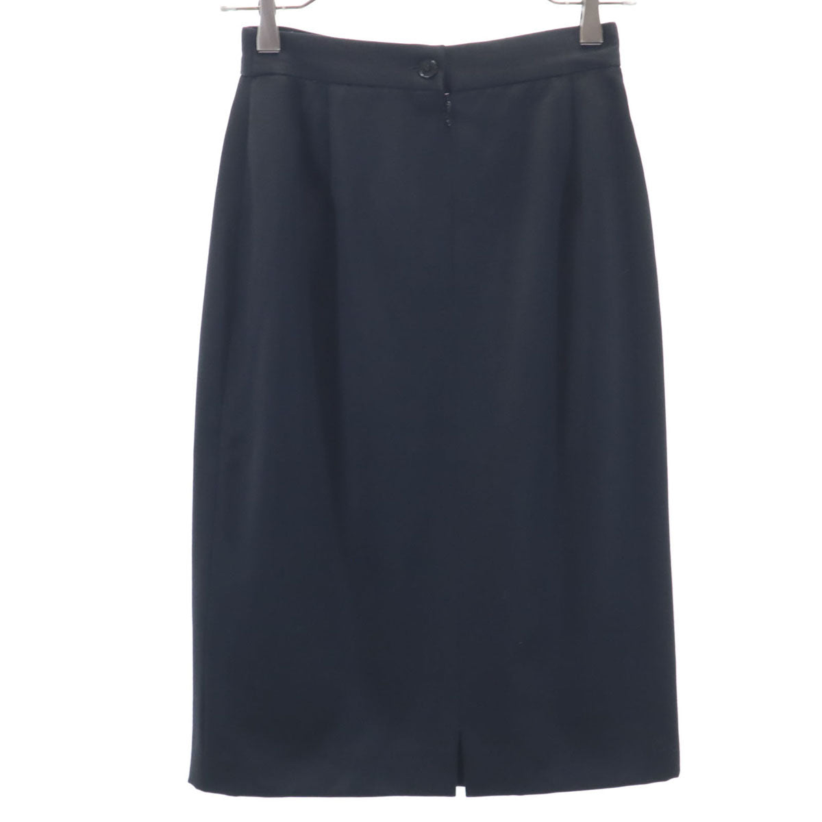 Herno ヘルノ 80s 90s イタリア製 オールド ミモレ丈 タイトスカート 42 ブラック系 レディース