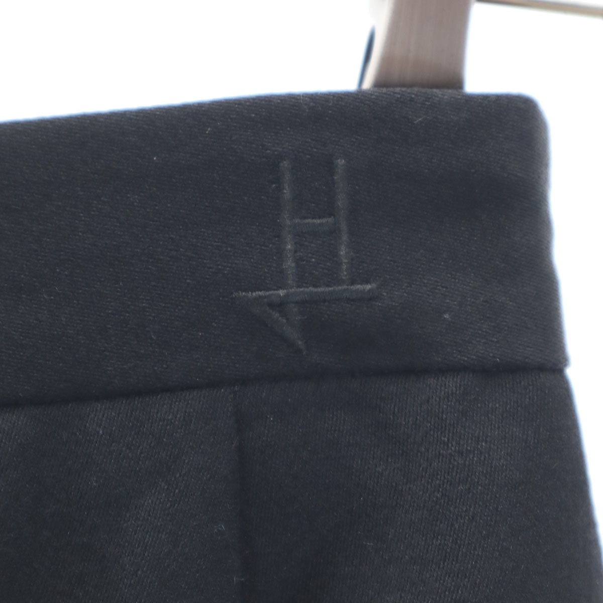 Herno ヘルノ 80s 90s イタリア製 オールド ミモレ丈 タイトスカート 42 ブラック系 レディース