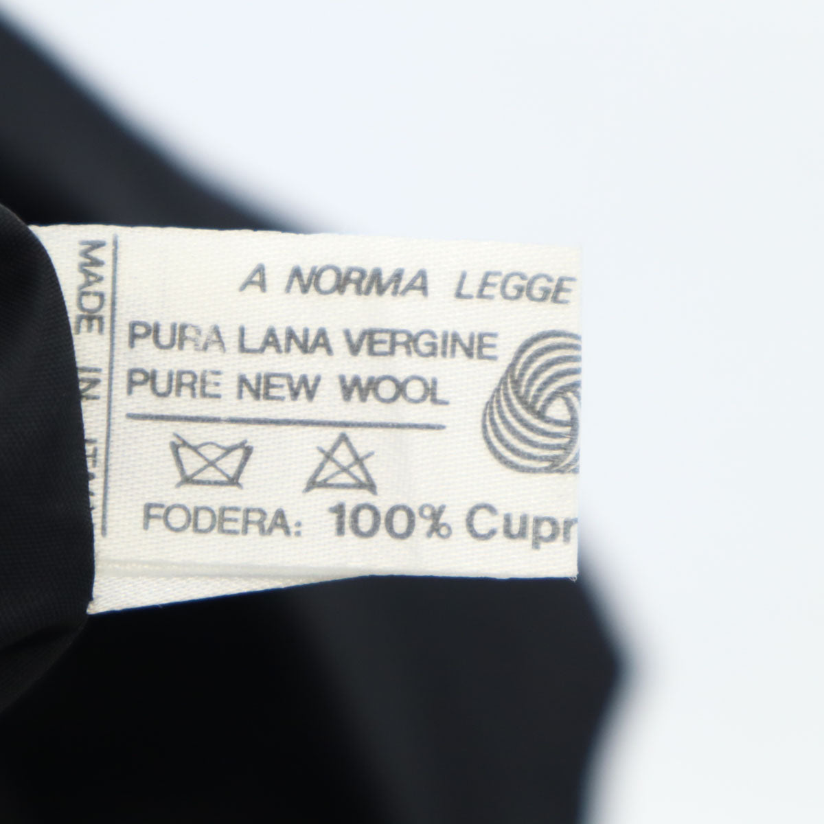 Herno ヘルノ 80s 90s イタリア製 オールド ミモレ丈 タイトスカート 42 ブラック系 レディース