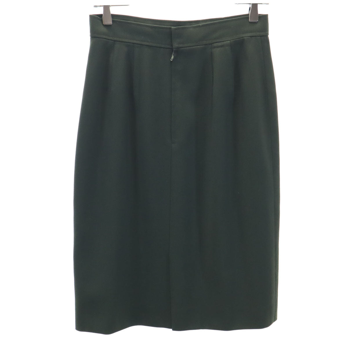 Chloe クロエ ミモレ丈 タイトスカート 42 カーキ レディース