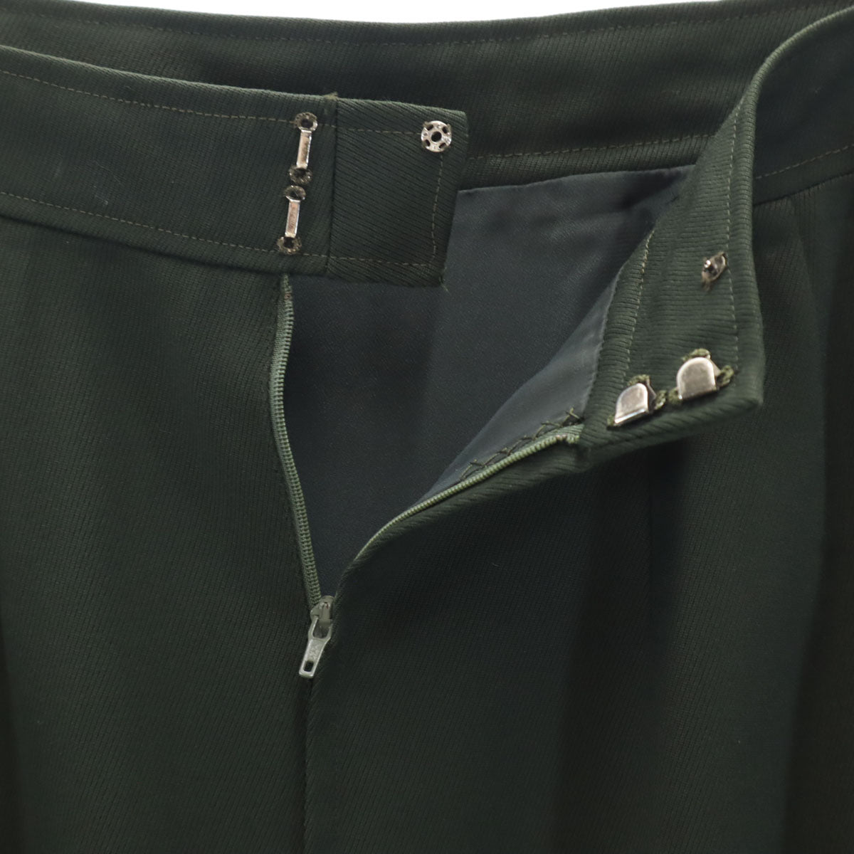 Chloe クロエ ミモレ丈 タイトスカート 42 カーキ レディース