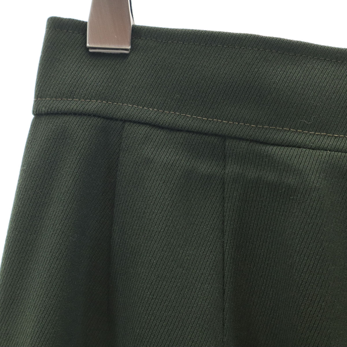 Chloe クロエ ミモレ丈 タイトスカート 42 カーキ レディース