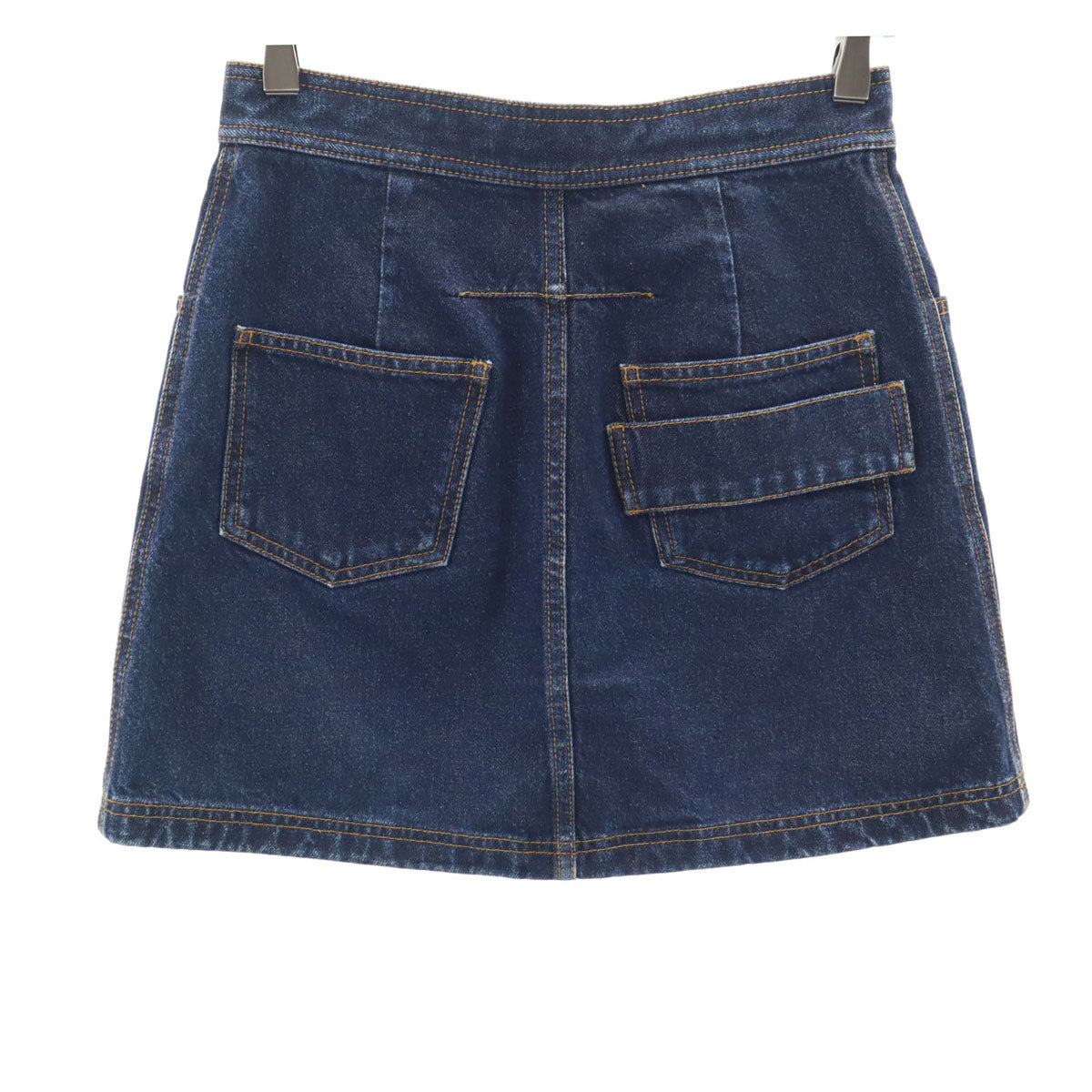 GIVENCHY ジバンシィ イタリア製 ミニ丈 デニムスカート 38 インディゴブルー レディース