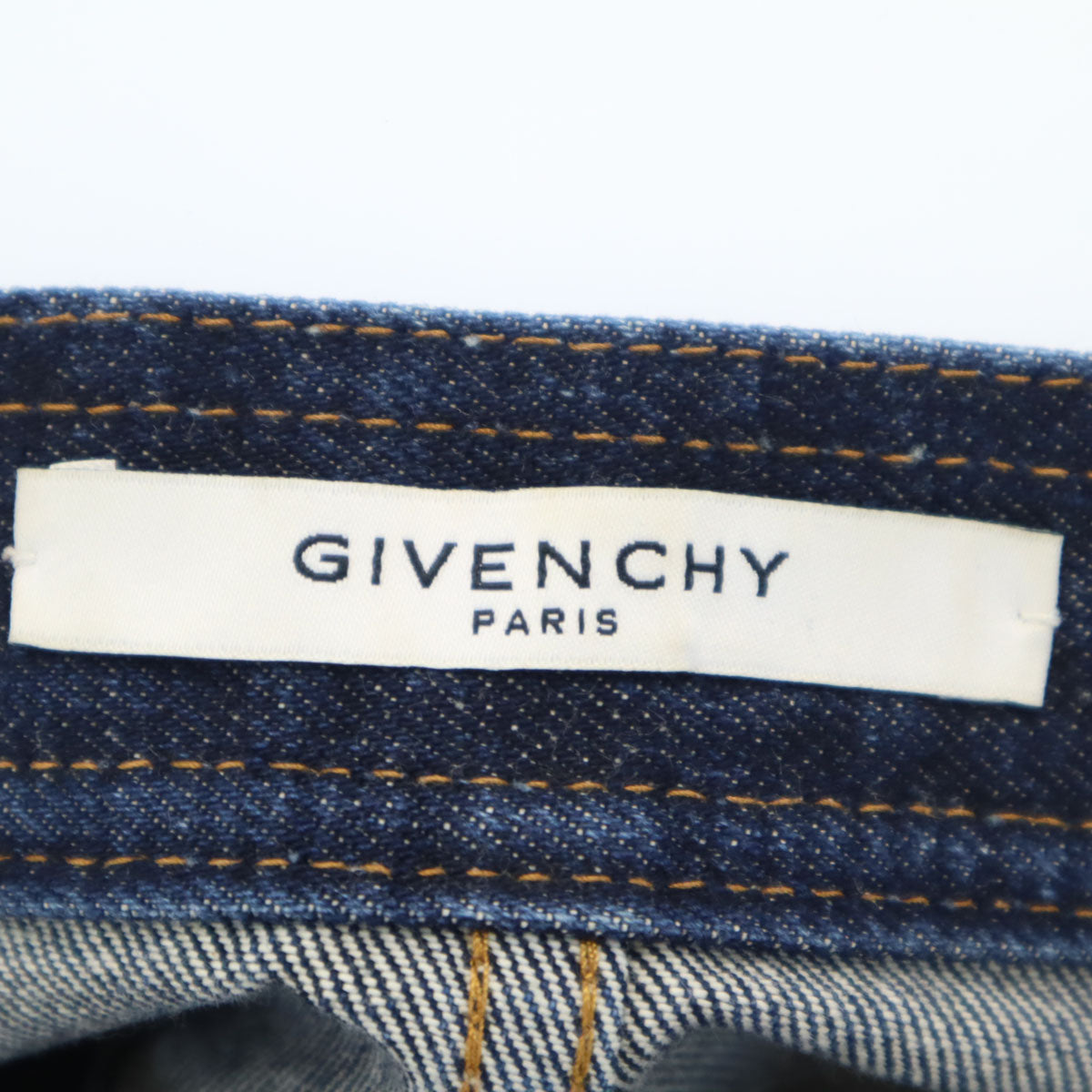 GIVENCHY ジバンシィ イタリア製 ミニ丈 デニムスカート 38 インディゴブルー レディース