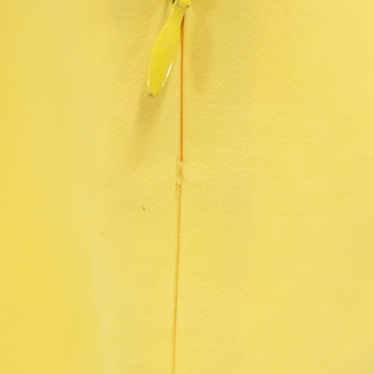 CELINE セリーヌ フランス製 ミディ丈 プリーツスカート 36 イエロー レディース