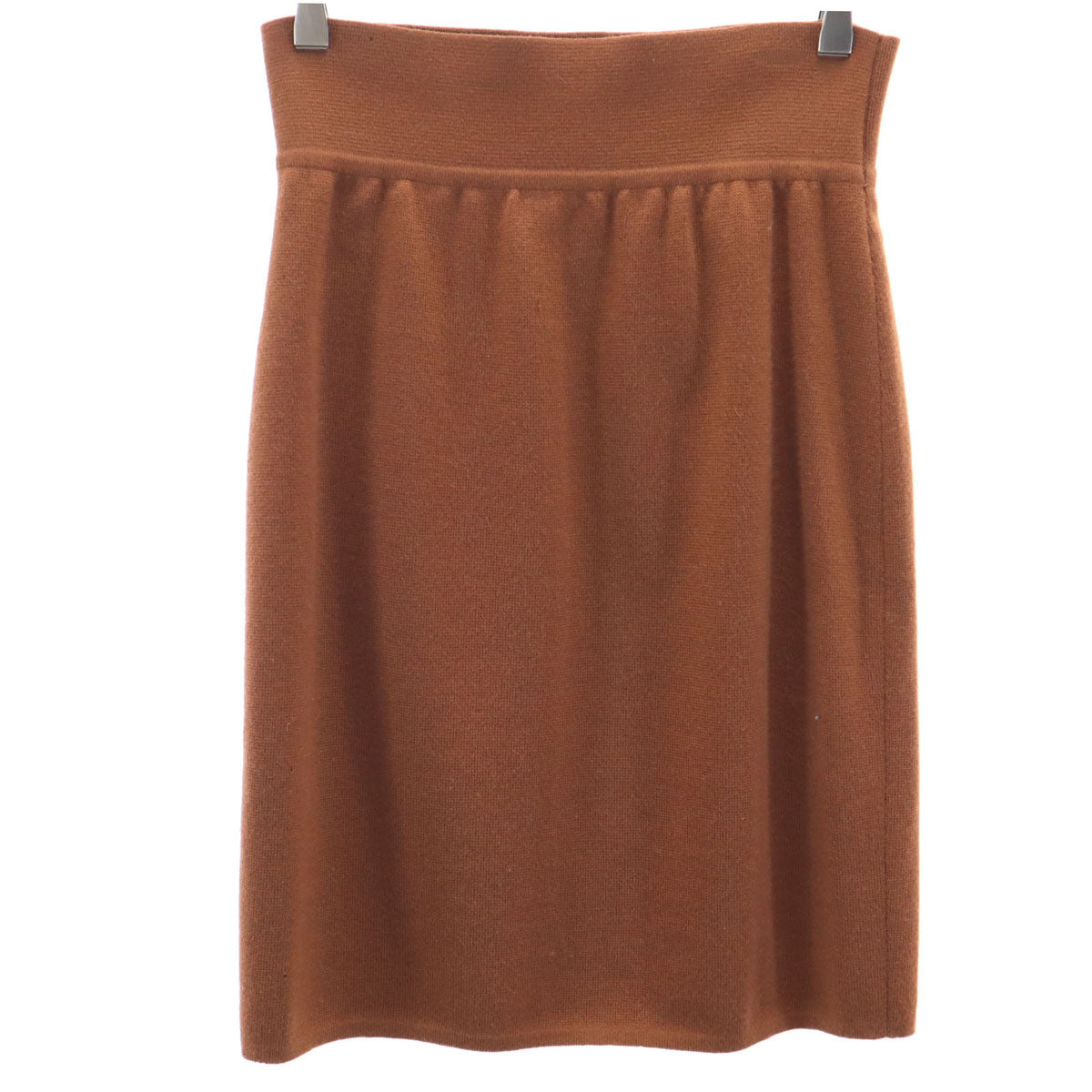 CELINE セリーヌ イタリア製 ミディ丈 ニット タイトスカート 40 ブラウン レディース