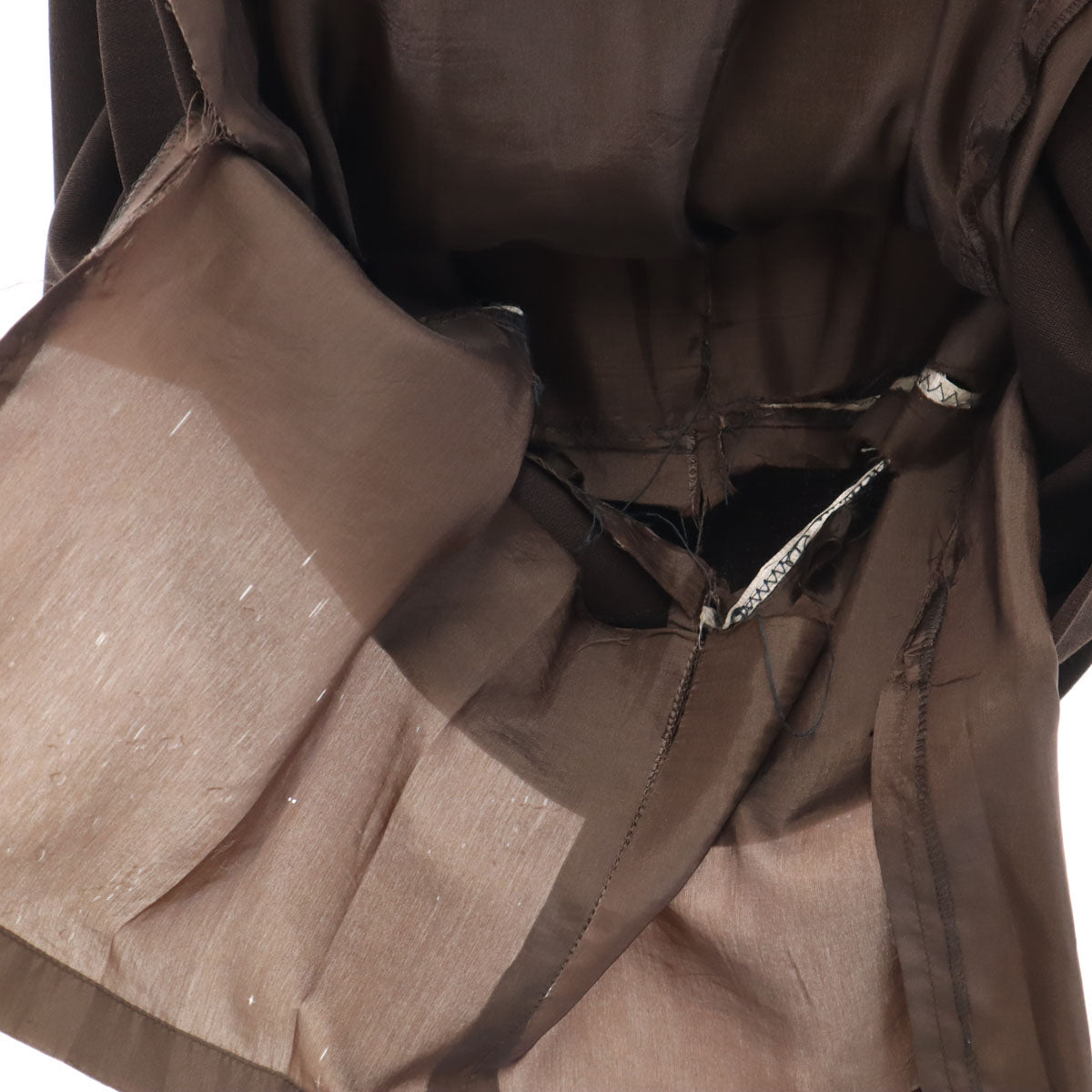 CELINE セリーヌ フランス製 ミモレ丈 タイトスカート 38 ブラウン レディース