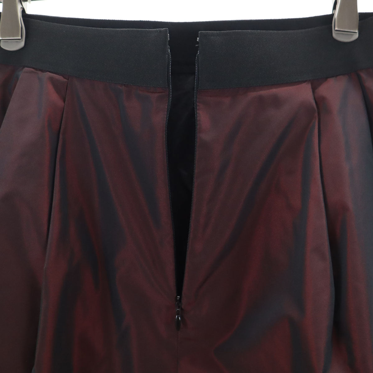 LANVIN LA COLLECTION ランバンコレクション 日本製 ミディスカート 38 レッド系 レディース