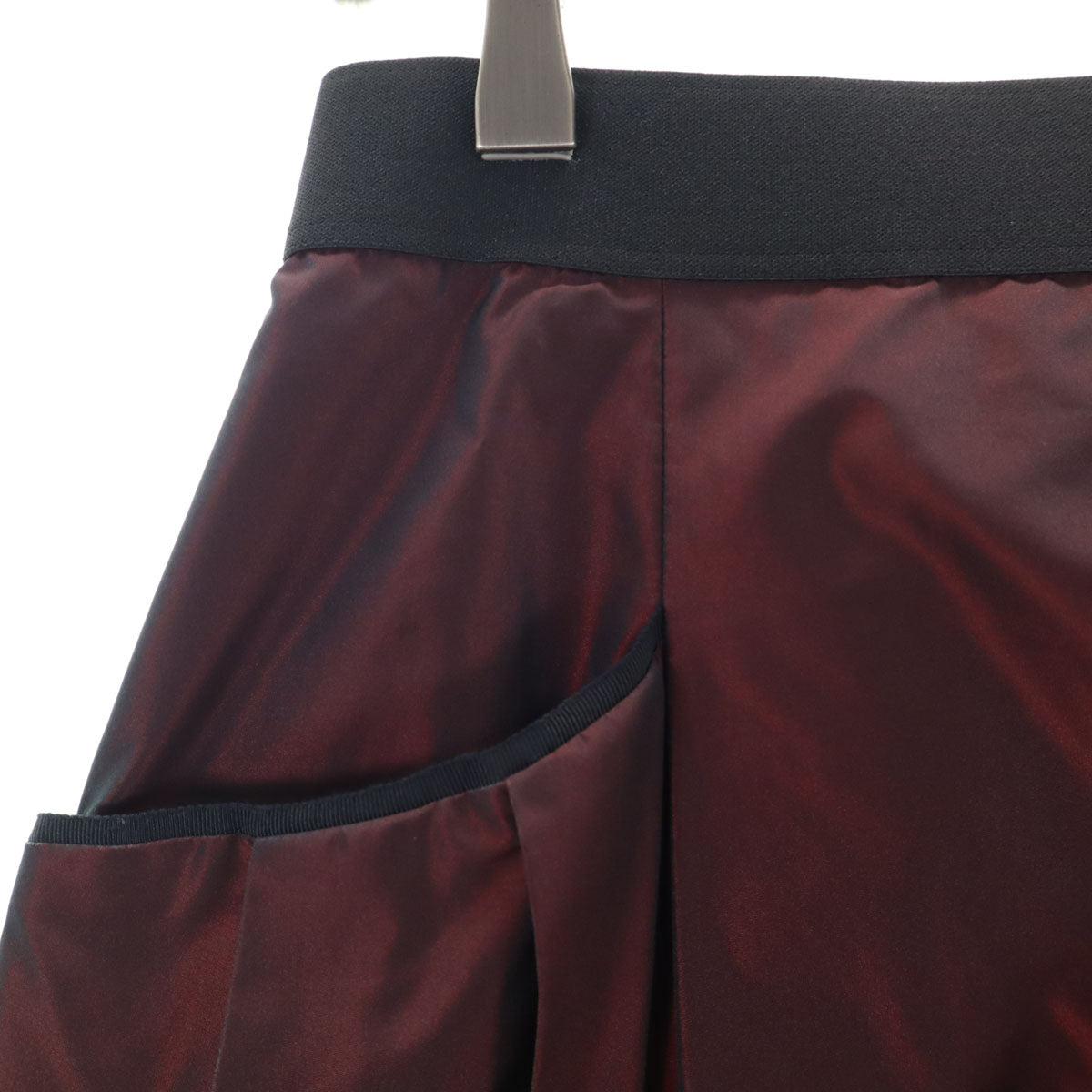 LANVIN LA COLLECTION ランバンコレクション 日本製 ミディスカート 38 レッド系 レディース