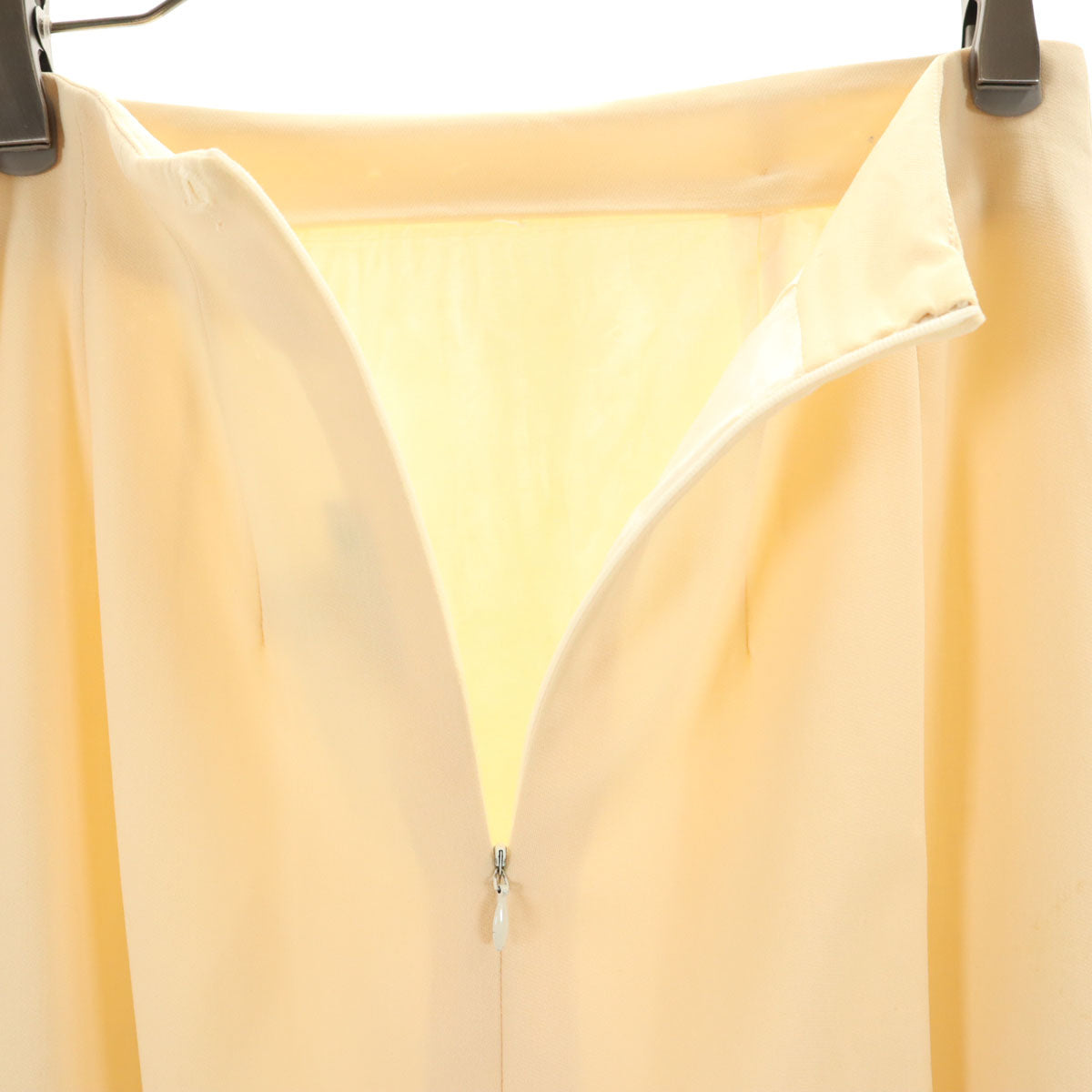 CELINE セリーヌ フランス製 ミモレ丈 タイトスカート 40 ベージュ レディース