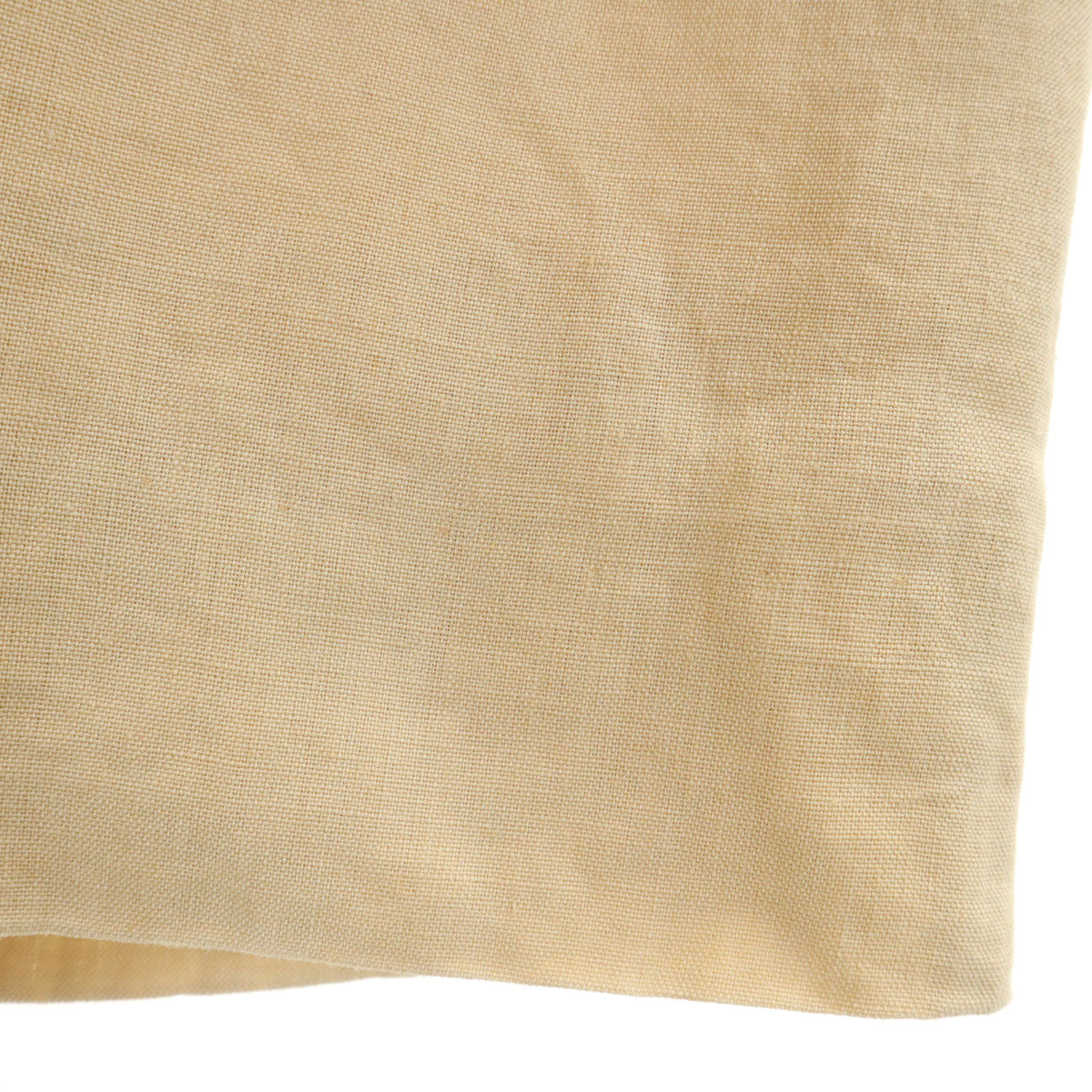 CELINE セリーヌ フランス製 リネン ミディ丈 タイトスカート 38 ベージュ レディース