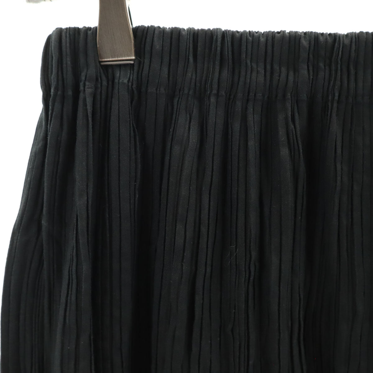 ISSEY MIYAKE イッセイミヤケ 90s 日本製 オールド ロング丈 プリーツ加工 スカート サルエルパンツ L ブラック レディース