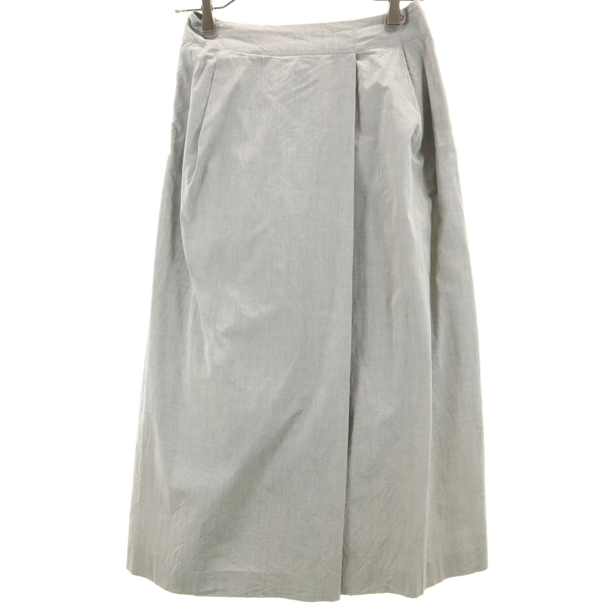 ISSEY MIYAKE イッセイミヤケ 80s 日本製 筆タグ ヴィンテージ ロング丈 変形 ラップスカート M グレー レディース