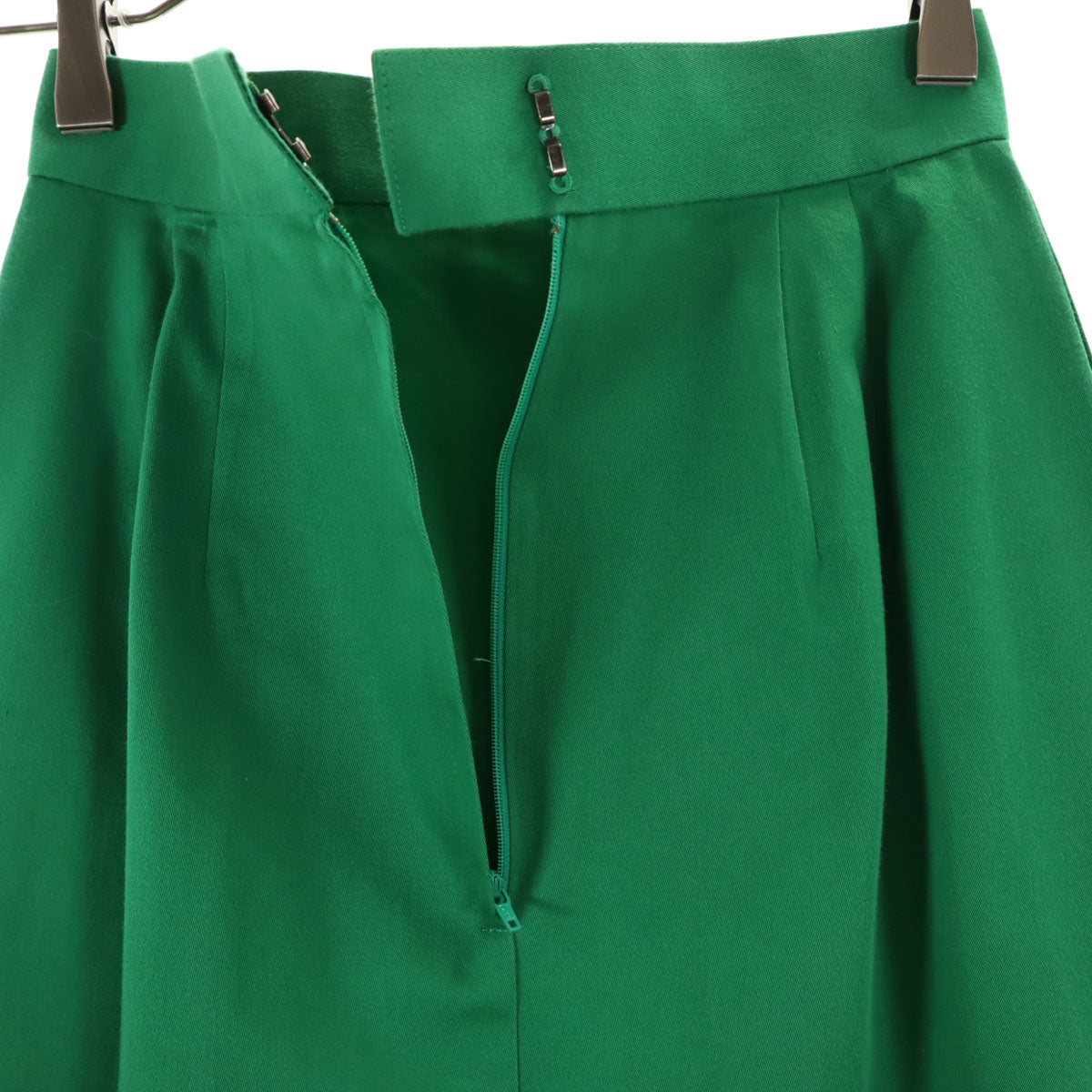 Christian Dior PRET-A-PORTER クリスチャンディオール プレタポルテ 90s オールド ミディ丈 スカート M グリーン レディース