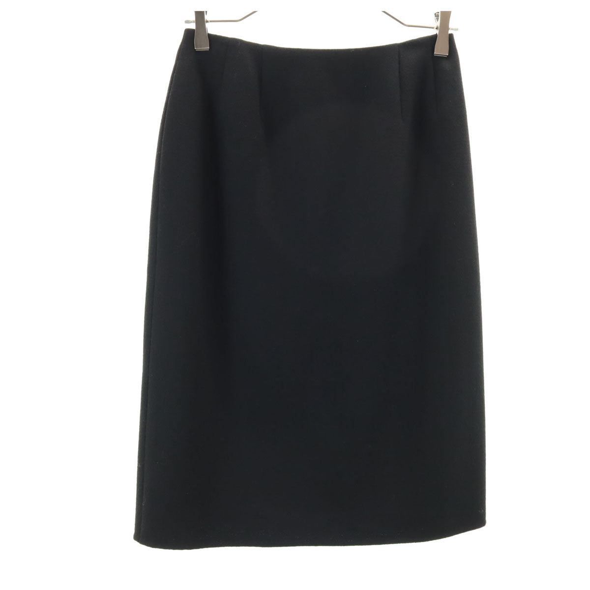 FOXEY BOUTIQUE フォクシー ブティック 日本製 ウール ミディ丈 スカート 42 ブラック レディース