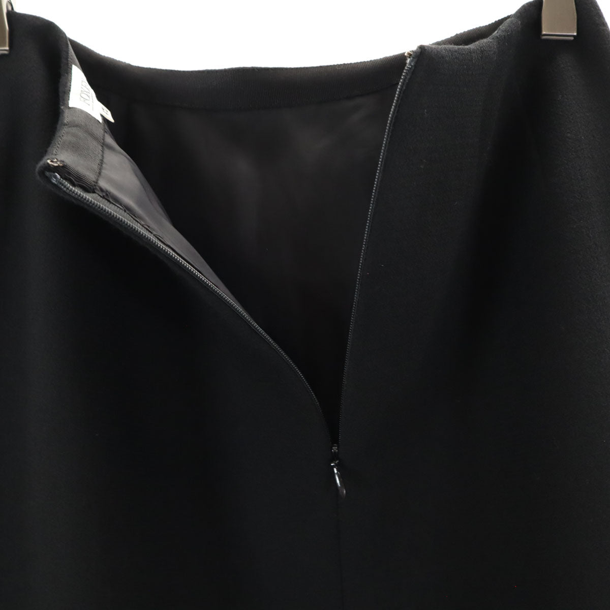 FOXEY BOUTIQUE フォクシー ブティック 日本製 ウール ミディ丈 スカート 42 ブラック レディース