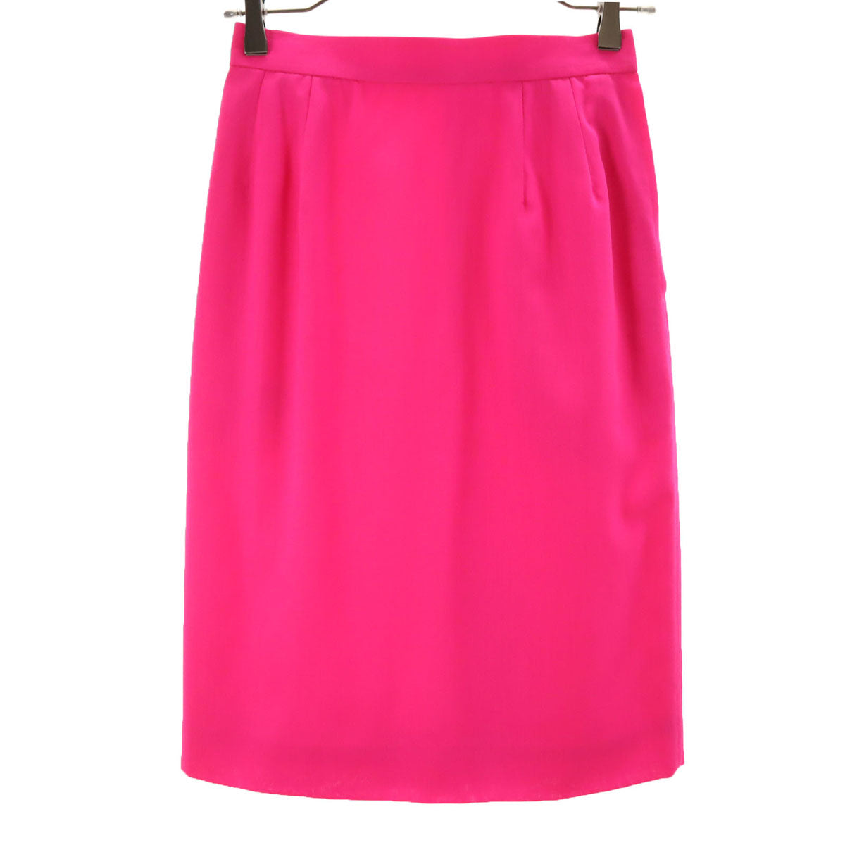 YVES SAINT LAURENT イヴサンローラン 90s ウール オールド ミディ丈 スカート M ピンク レディース