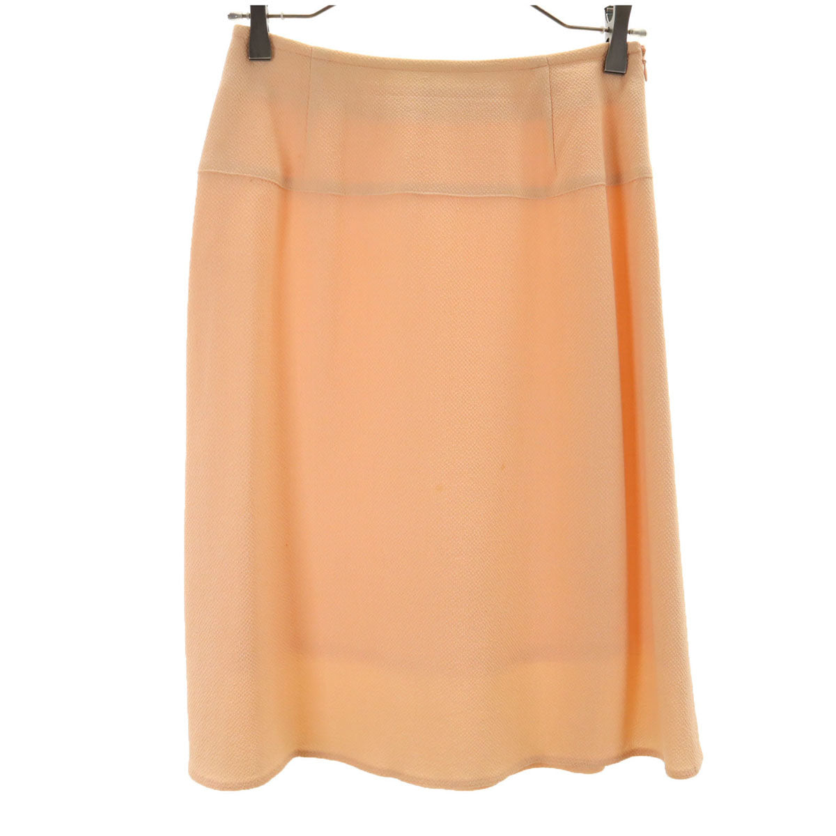 miss chloe ミスクロエ 日本製 ウールブレンド ミディ丈 スカート 40 オレンジ系 レディース