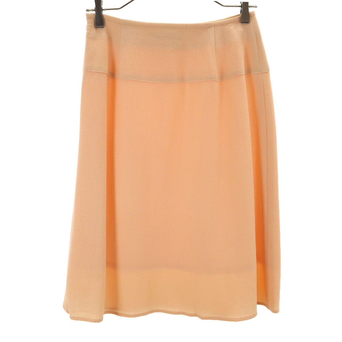 miss chloe ミスクロエ 日本製 ウールブレンド ミディ丈 スカート 40 オレンジ系 レディース