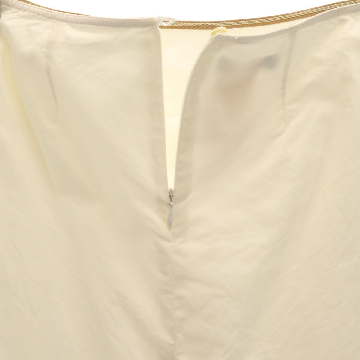 Emporio Armani エンポリオアルマーニ 90s イタリア製 オールド ミディ丈 タイトスカート 36 アイボリー レディース