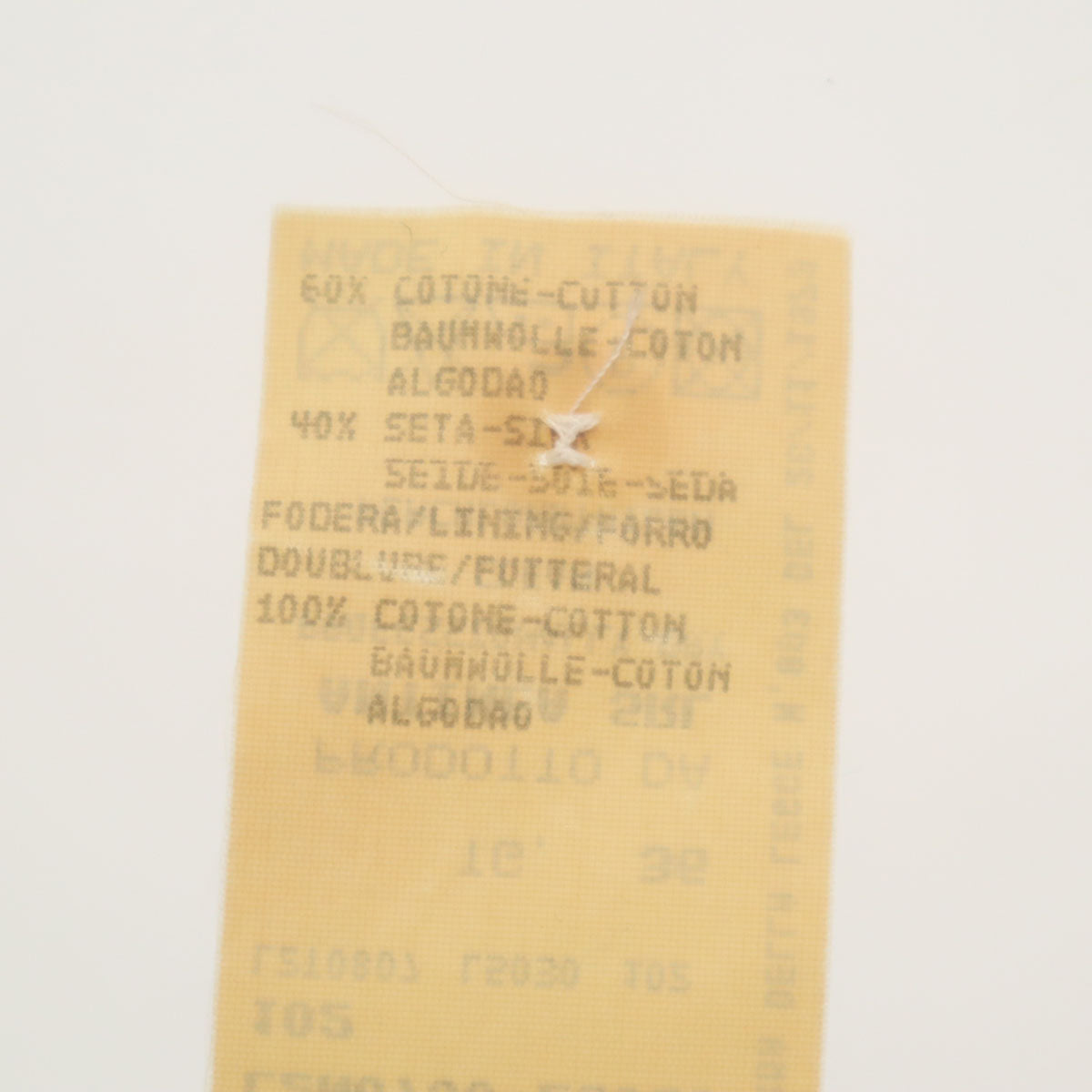 Emporio Armani エンポリオアルマーニ 90s イタリア製 オールド ミディ丈 タイトスカート 36 アイボリー レディース