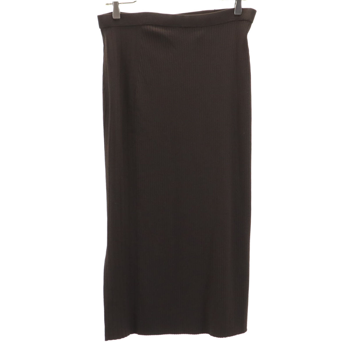 theory セオリー ミモレ丈 リブニット タイトスカート S ブラウン レディース