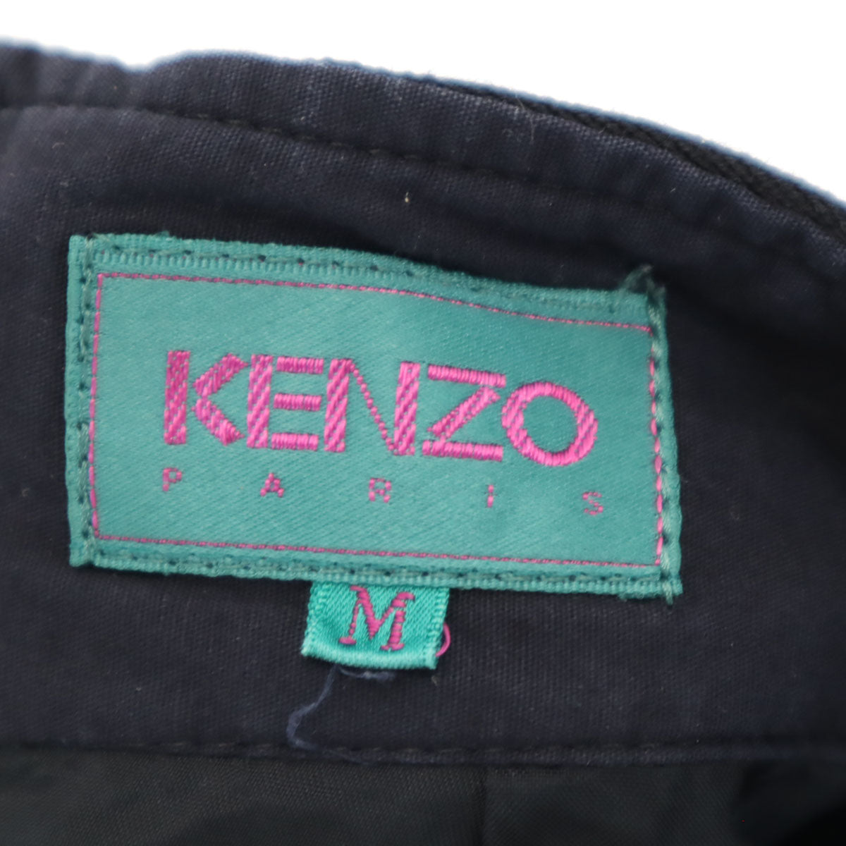 KENZO ケンゾー 90s 日本製 オールド ミモレ丈 タイトスカート M ブラック レディース