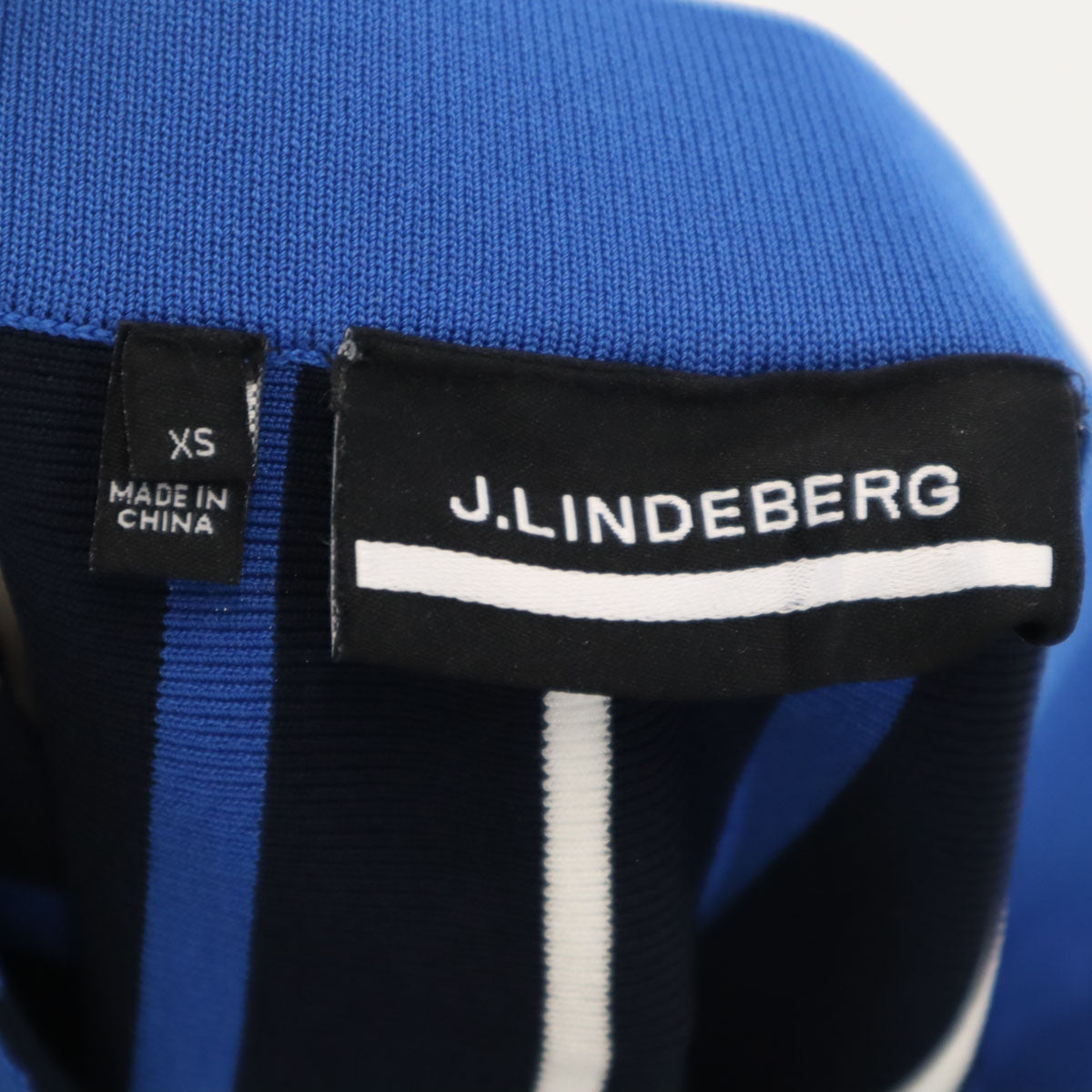 J.LINDEBERG ジェイリンドバーグ ストライプ柄 ニット ミニスカート XS ネイビー レディース