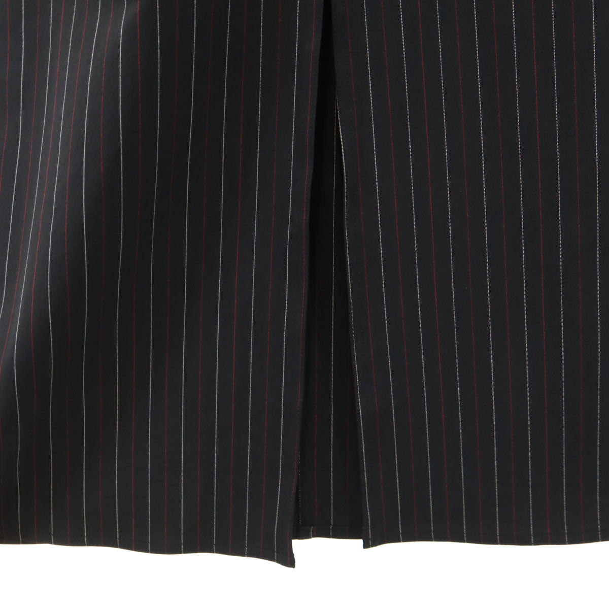 FENDI フェンディ イタリア製 ミモレ丈 ペンシルスカート 38 ブラック 前スリット スチレッチ レディース