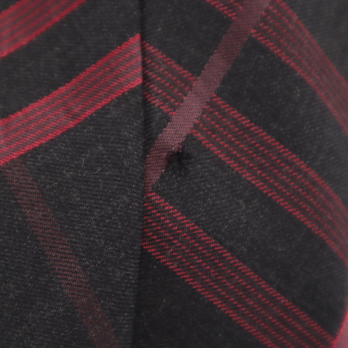 BURBERRY LONDON バーバリーロンドン 日本製 ウールブレンド ミモレ丈 フレアスカート 40 ブラック系 レディース