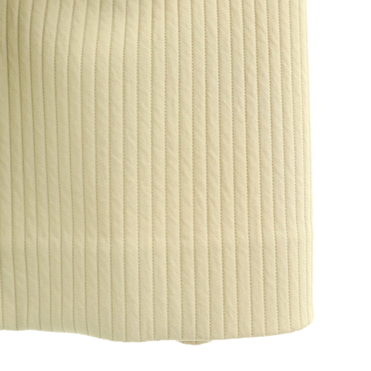 near.nippon ニアニッポン 日本製 ロング丈 キルト調 フレアスカート 36 イエロー系 レディース