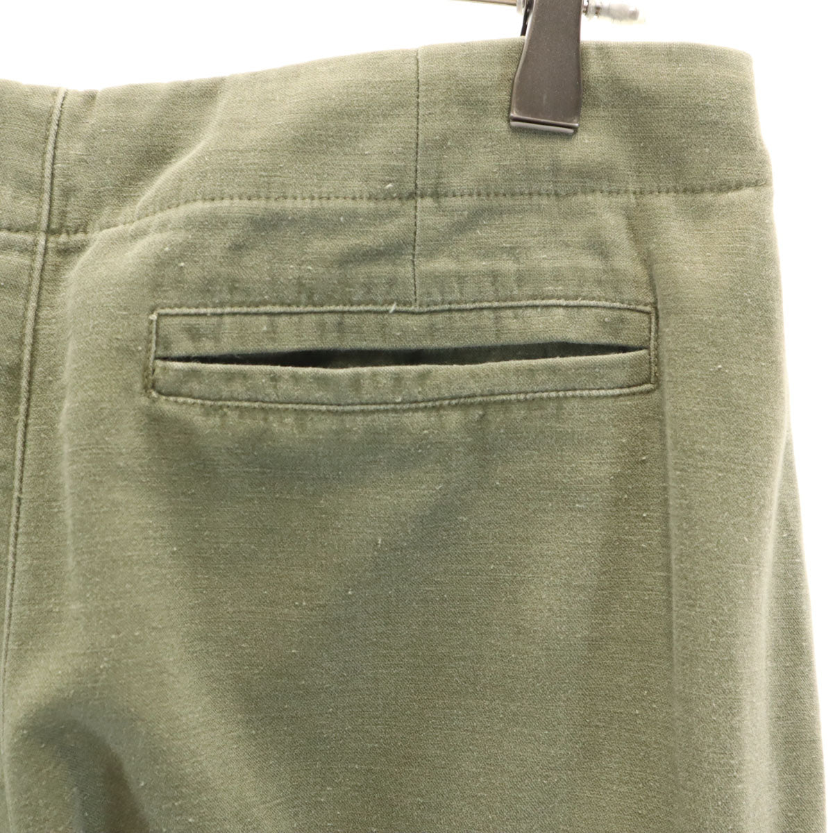 GREG LAUREN グレッグローレン USA製 カーゴショートパンツ 0 カーキ メンズ